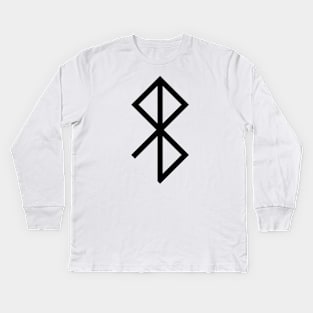 Norse Peace Symbol Kids Long Sleeve T-Shirt